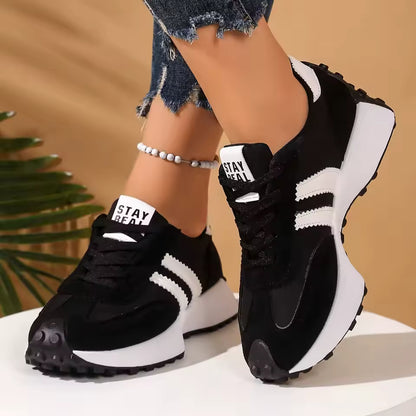 Women's Chunky Mesh Platform Trainers