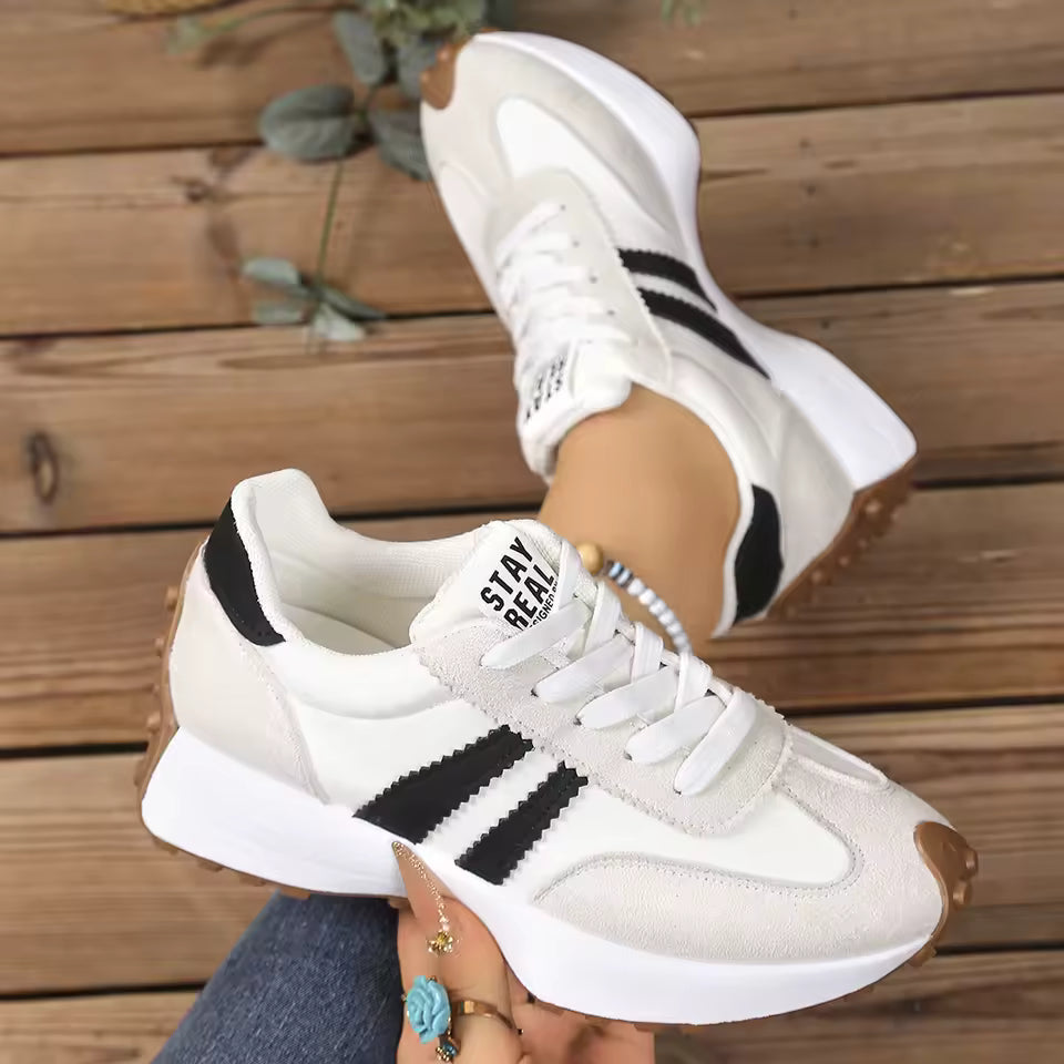 Women's Chunky Mesh Platform Trainers