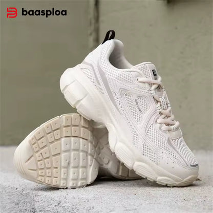 Women's Silver Retro Running Trainers