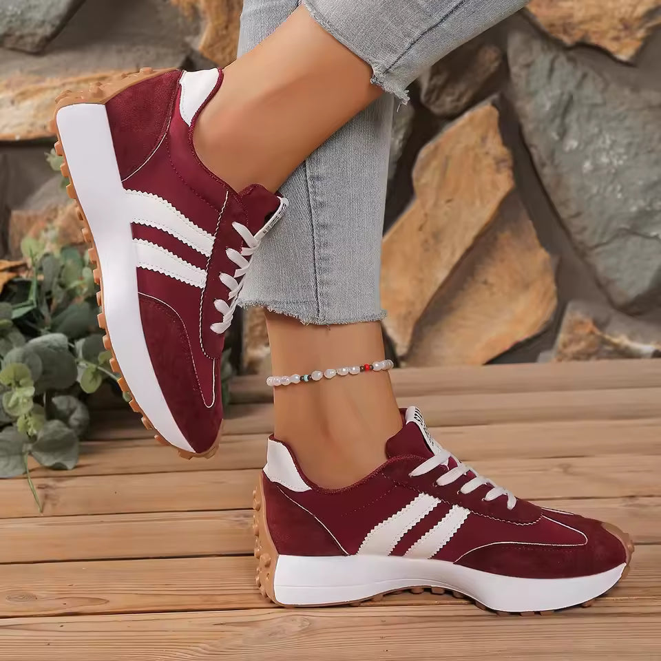 Women's Chunky Mesh Platform Trainers