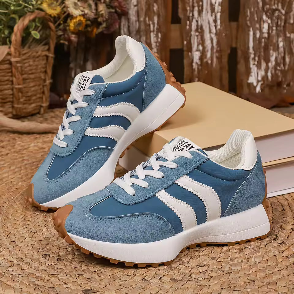 Women's Chunky Mesh Platform Trainers