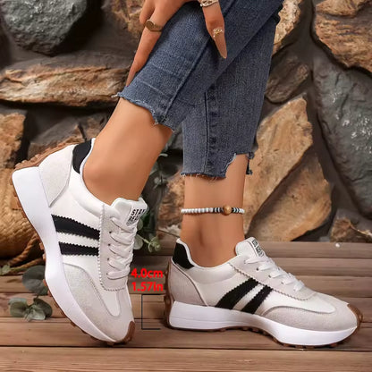 Women's Chunky Mesh Platform Trainers