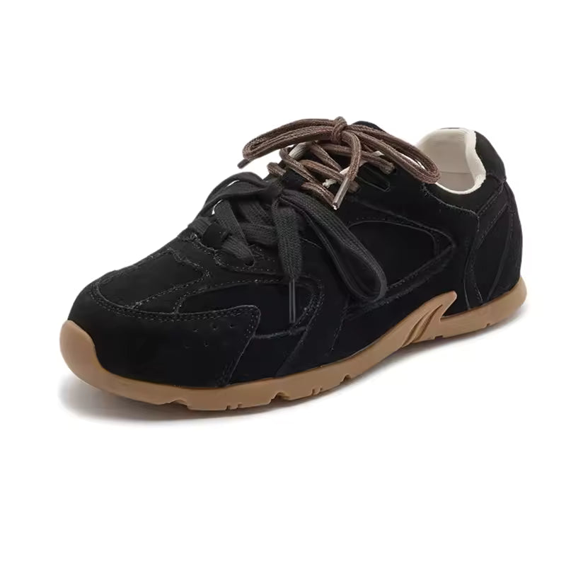 Women's Retro Suede Running Trainers