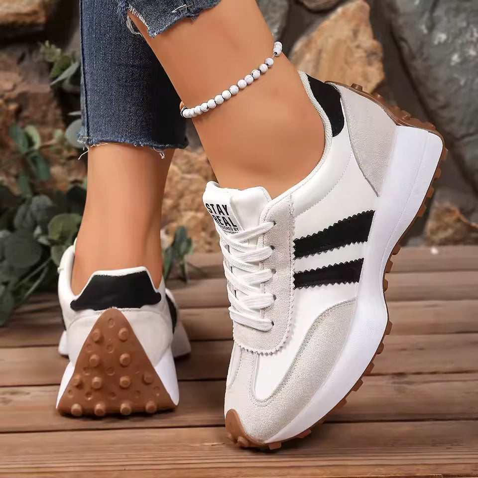 Women's Chunky Mesh Platform Trainers