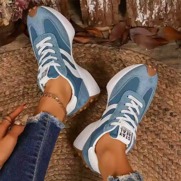 Women's Chunky Mesh Platform Trainers