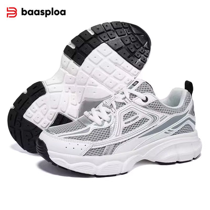 Women's Silver Retro Running Trainers