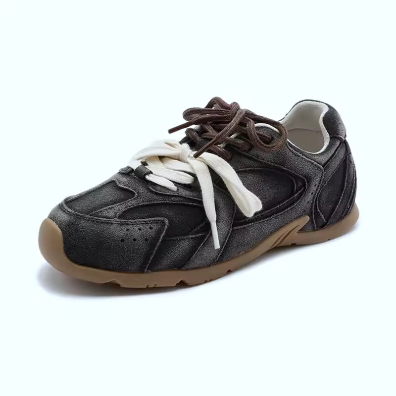 Women's Retro Suede Running Trainers