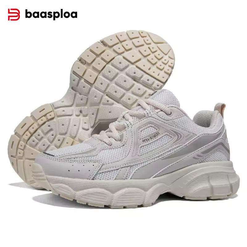 Women's Silver Retro Running Trainers