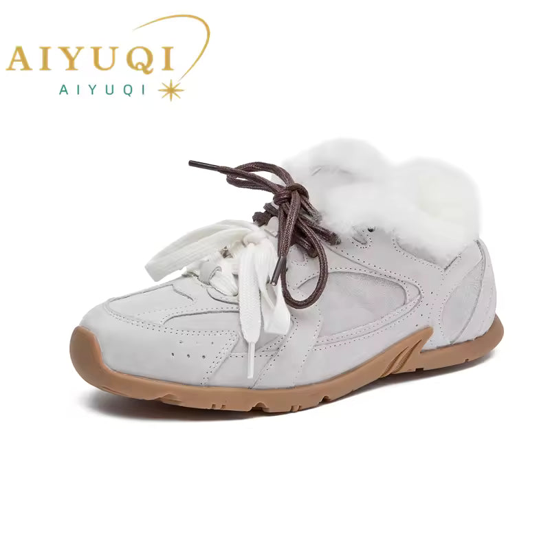 Women's Retro Suede Running Trainers