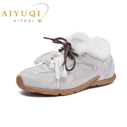 Women's Retro Suede Running Trainers