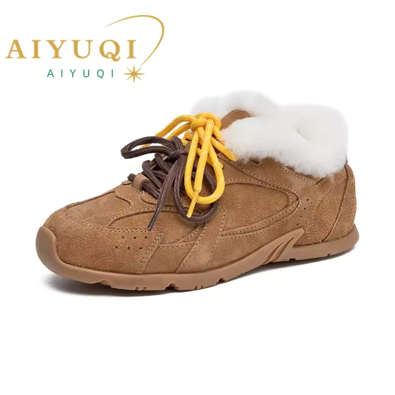 Women's Retro Suede Running Trainers