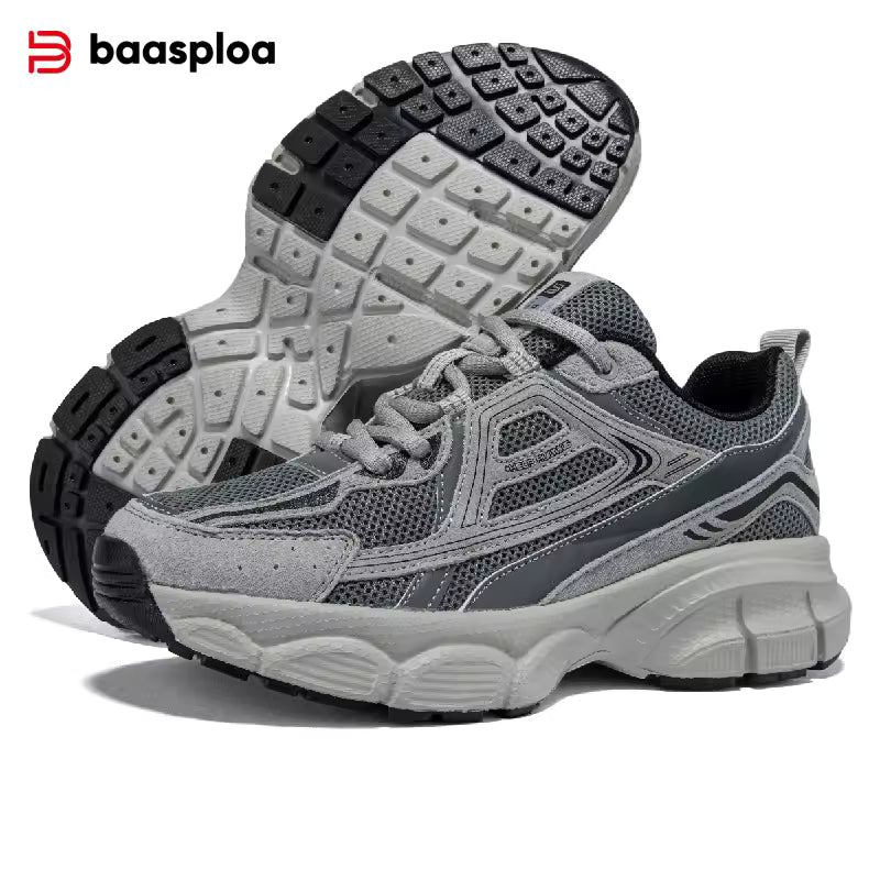 Women's Silver Retro Running Trainers
