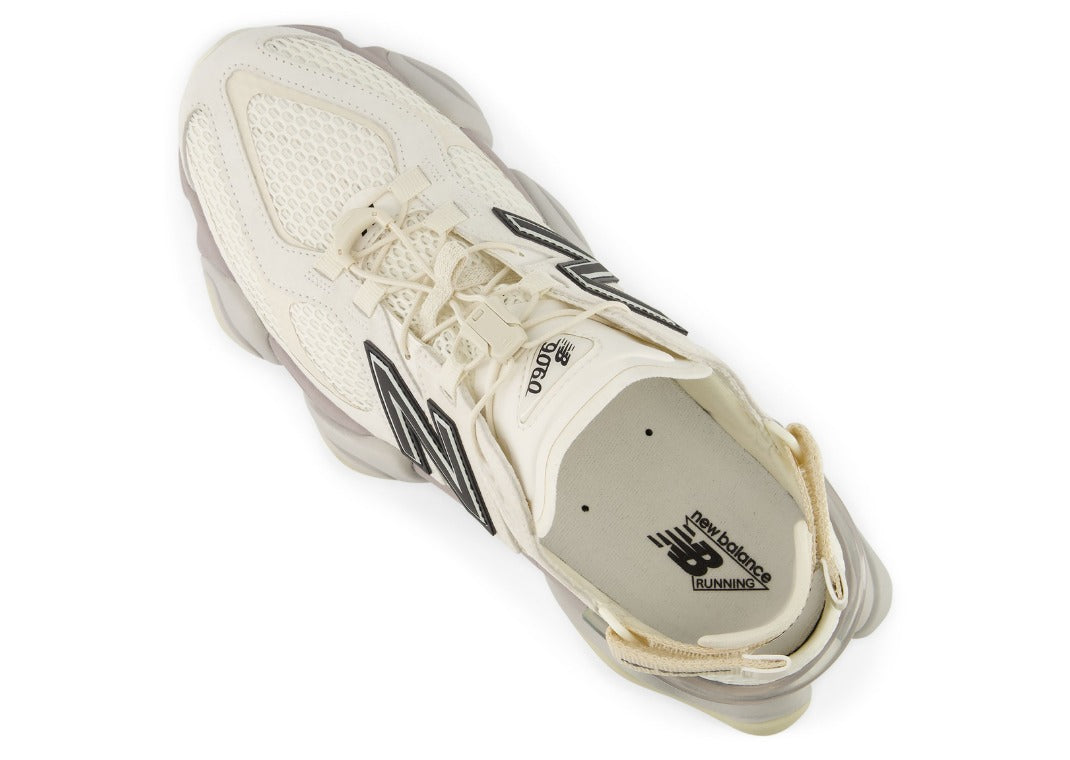 Unisex Chunky Mesh Trainers with Heel Strap in off-white, mauve – view 10