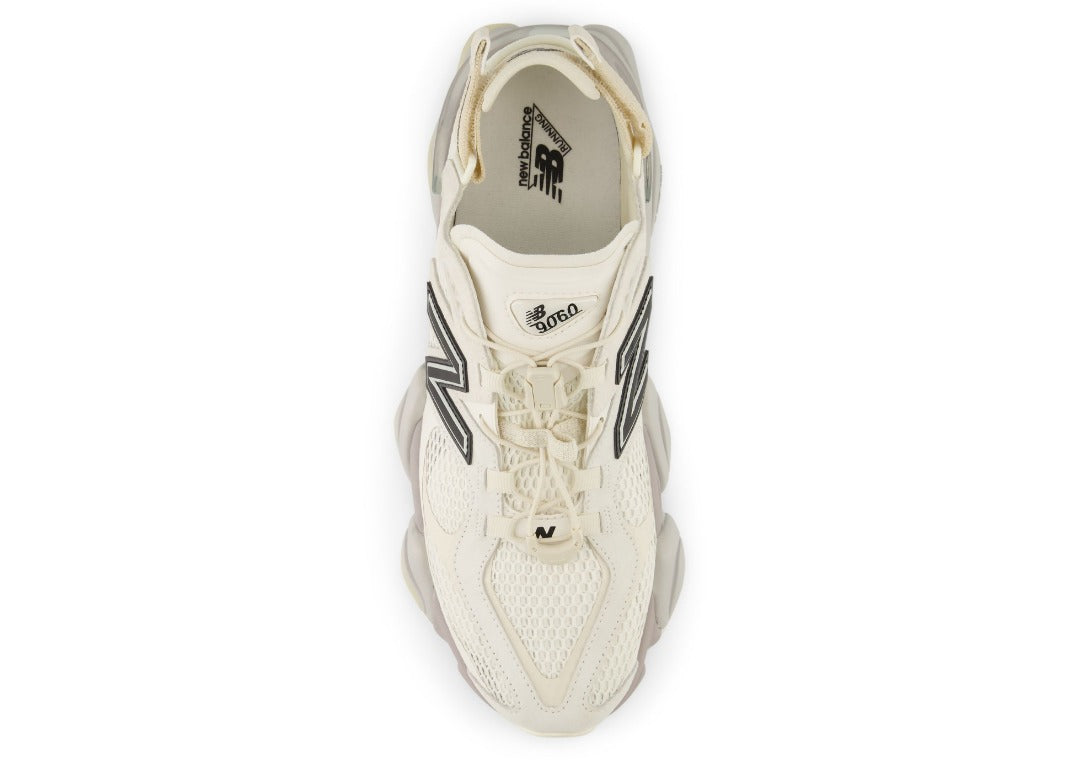 Unisex Chunky Mesh Trainers with Heel Strap in off-white, mauve – view 11