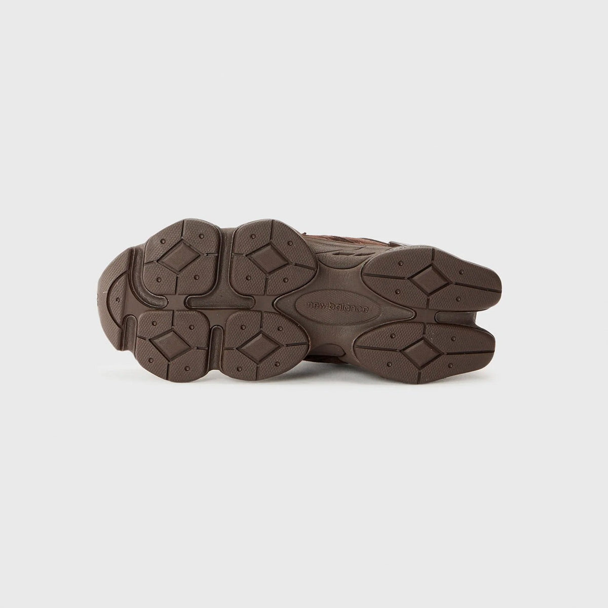 Unisex Chunky Suede Trainers in chocolate brown – view 6