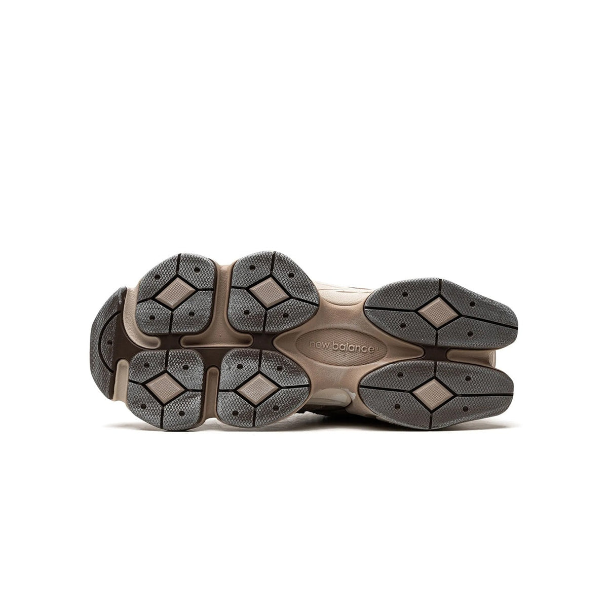Unisex Chunky Suede Trainers in mushroom brown – view 4