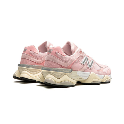 Unisex Chunky Suede Trainers in soft pink, cream – view 3