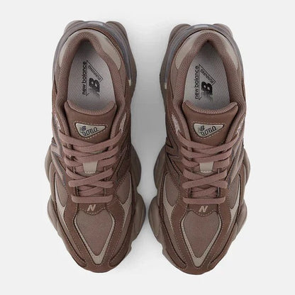 Unisex Chunky Suede Trainers in mocha brown – view 2