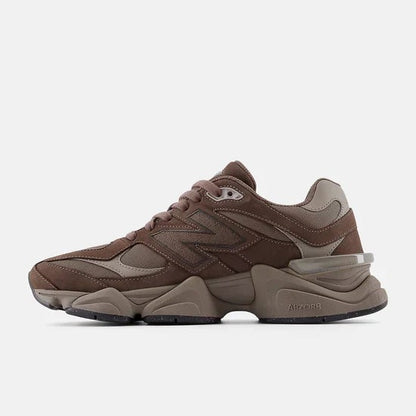 Unisex Chunky Suede Trainers in mocha brown – view 4