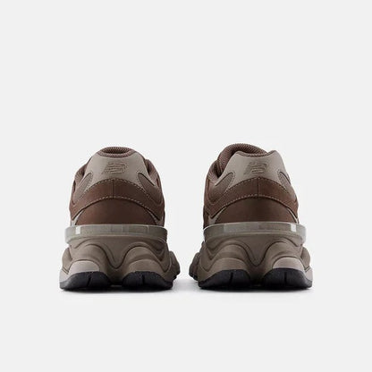 Unisex Chunky Suede Trainers in mocha brown – view 5