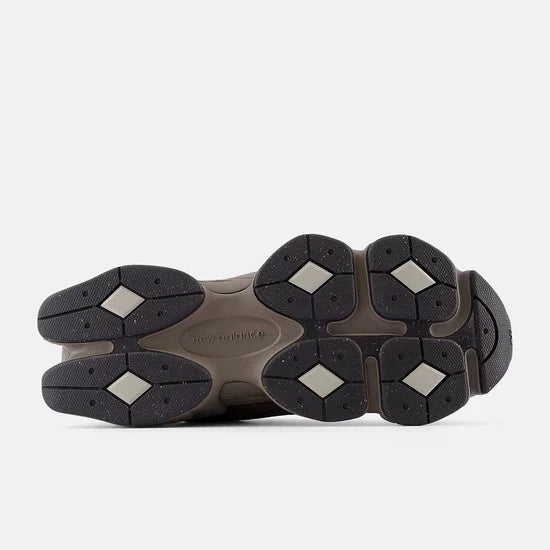 Unisex Chunky Suede Trainers in mocha brown – view 6