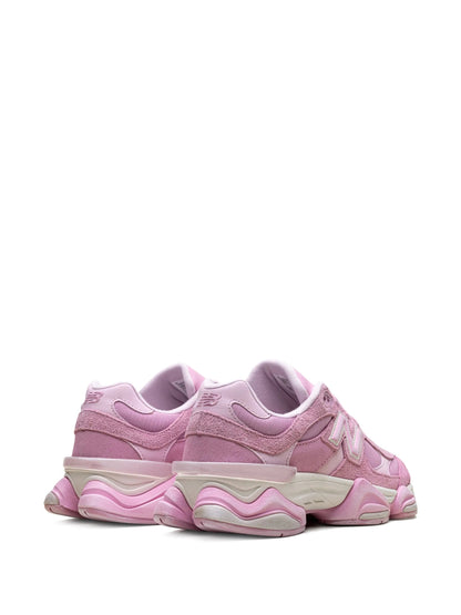 Unisex Chunky Suede Trainers in pink – view 3