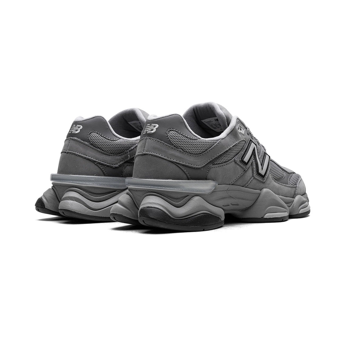 Unisex Chunky Suede Trainers in grey – view 3