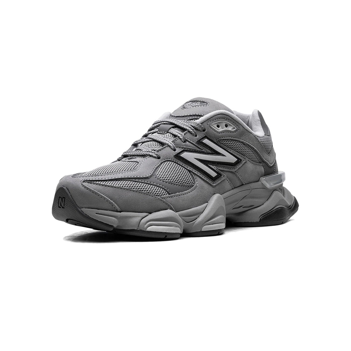 Unisex Chunky Suede Trainers in grey – view 4