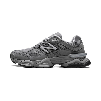 Unisex Chunky Suede Trainers in grey – view 6