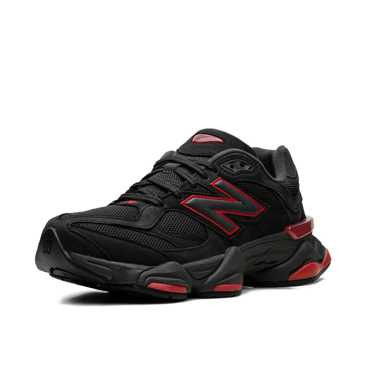 Unisex Chunky Trainers in black, red – view 4