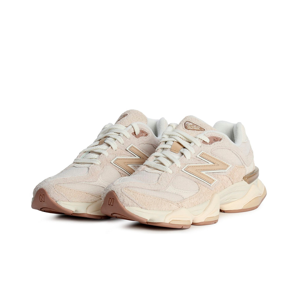 Unisex Chunky Trainers in cream, soft peach – view 2