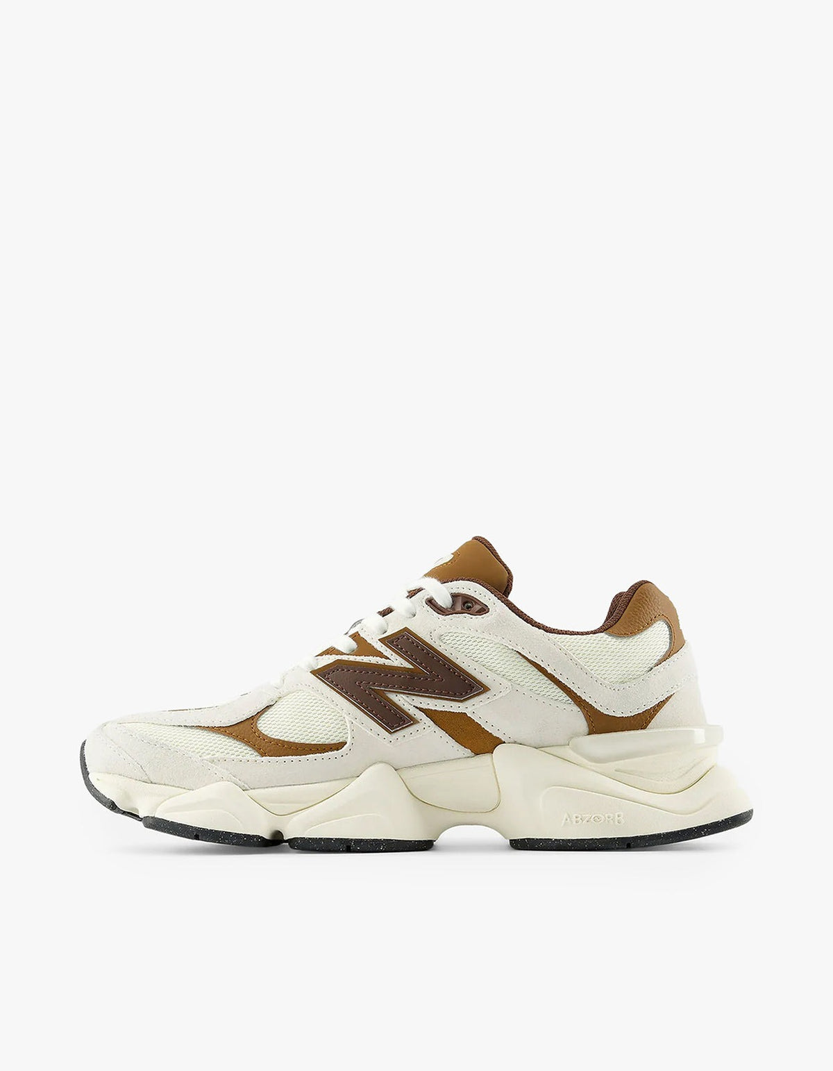 Unisex Chunky Trainers in cream, tan brown – view 3