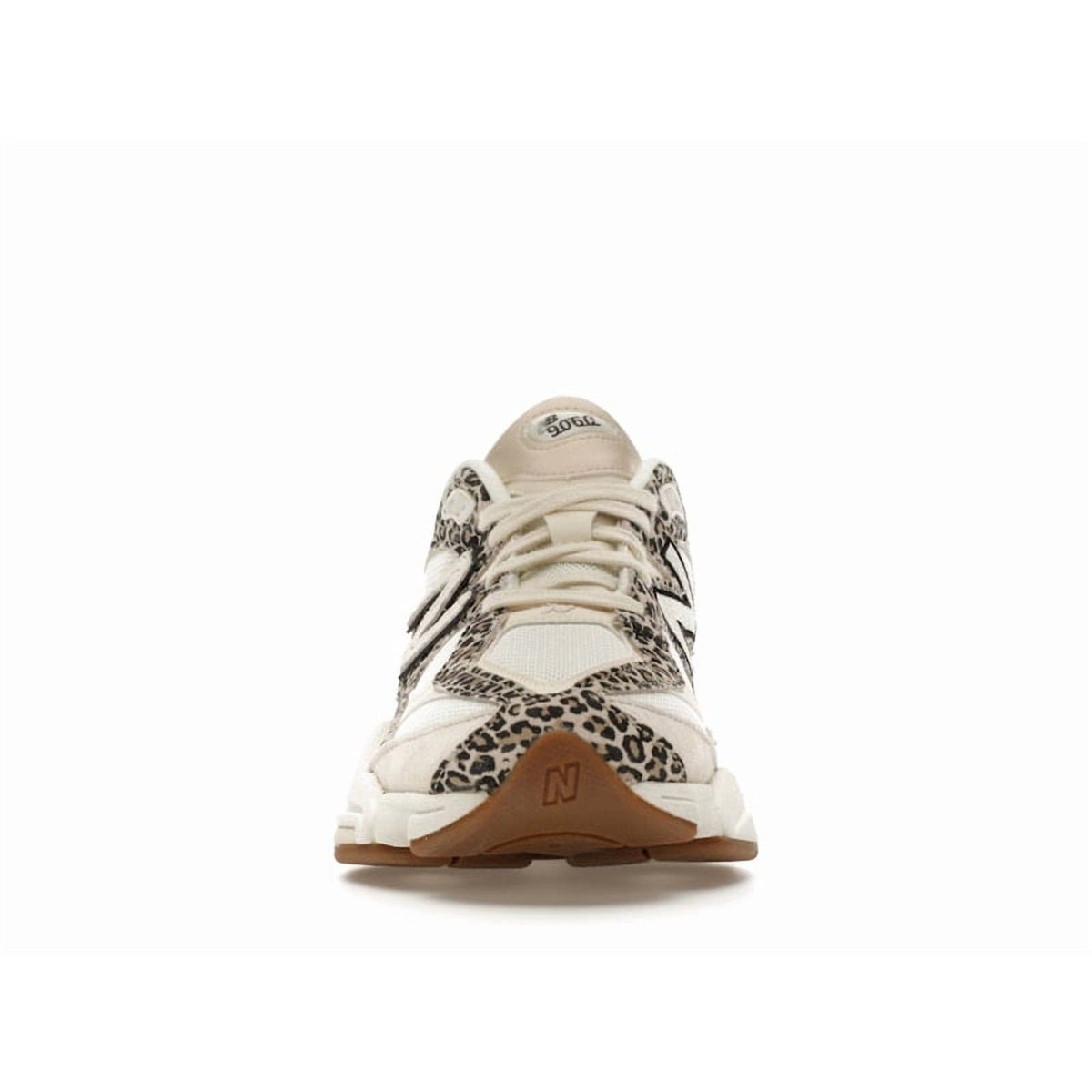 Unisex Chunky Trainers in cream, leopard print – view 2