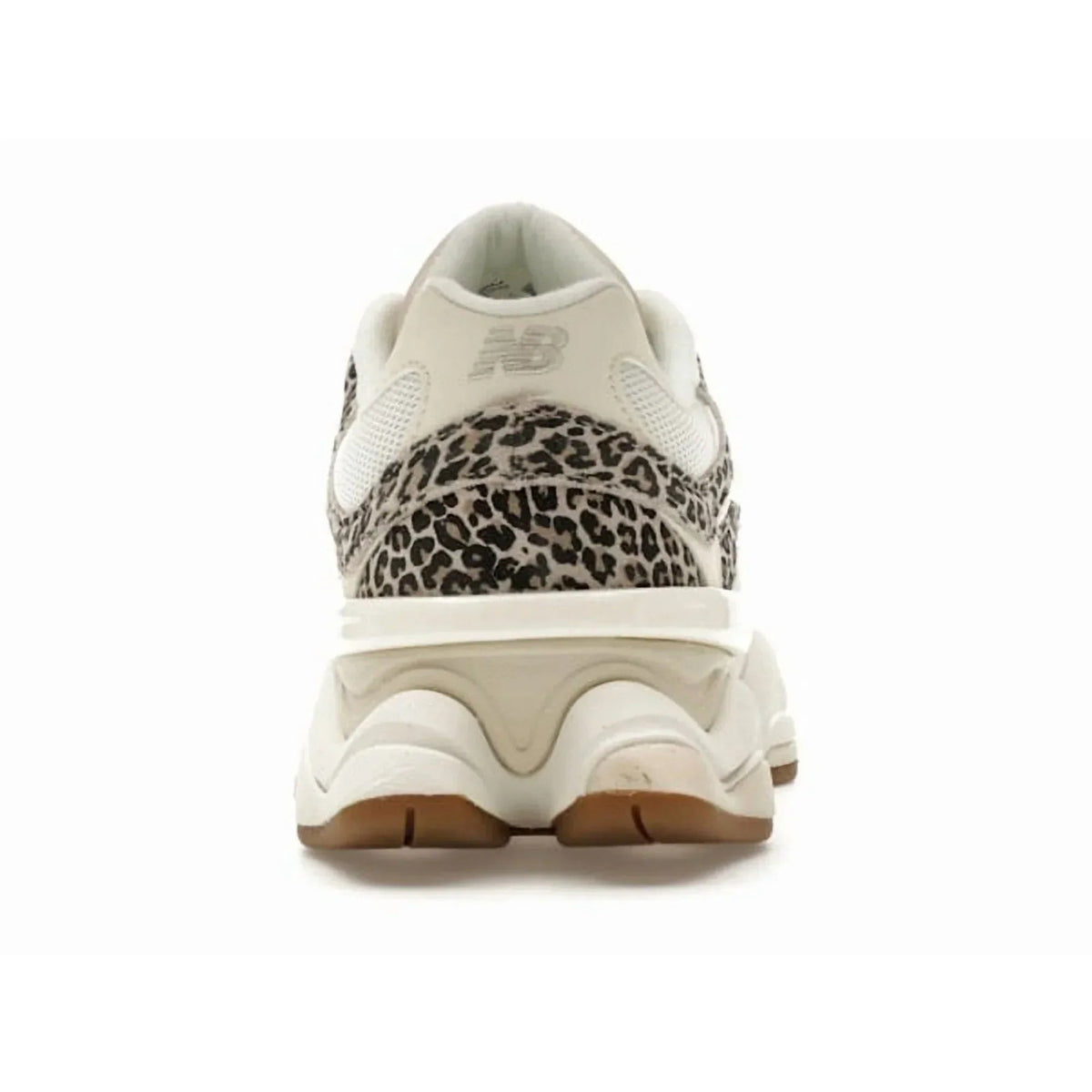Unisex Chunky Trainers in cream, leopard print – view 4