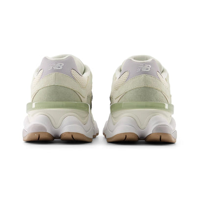 Unisex Chunky Trainers in pale sage, cream – view 5