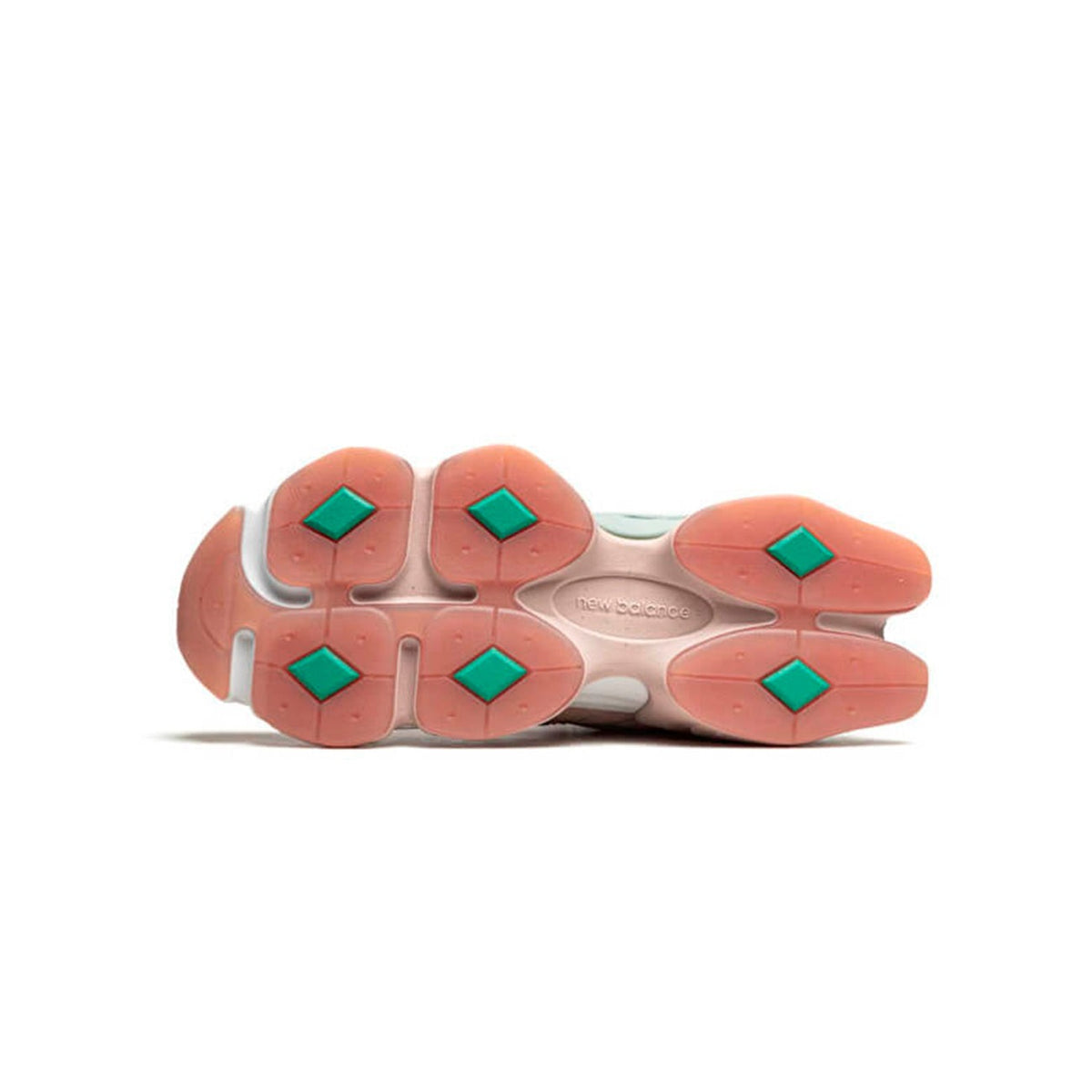 Unisex Chunky Trainers in peach, coral, sage green – view 4