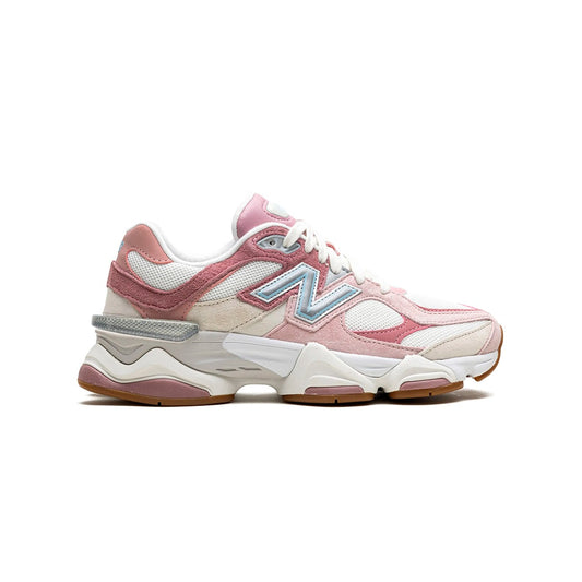 Unisex Chunky Trainers in white, rose pink – side view